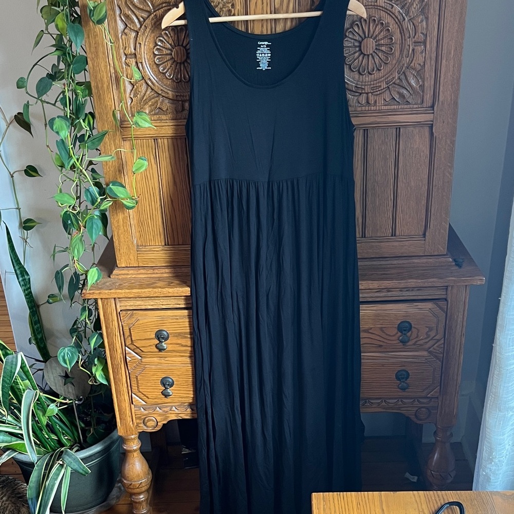 George Black Sleeveless Maxi Dress